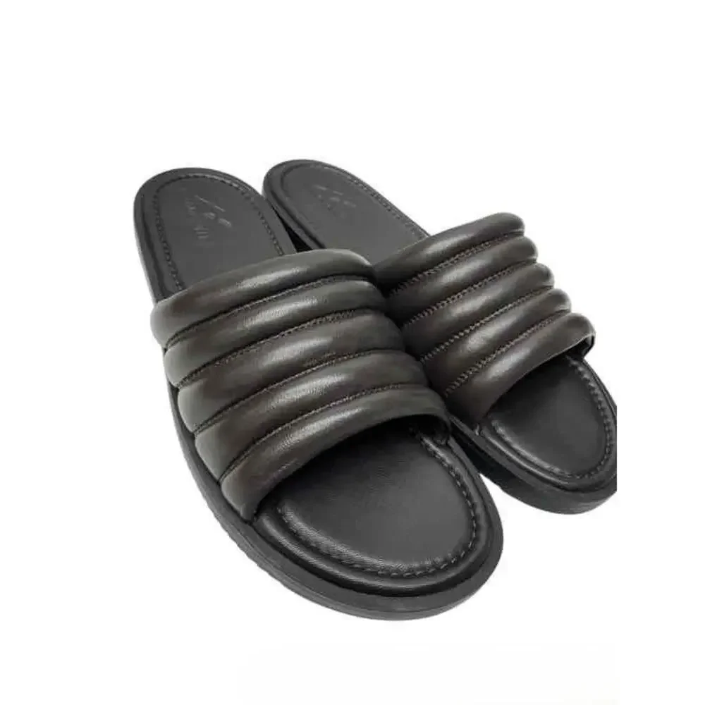 Anthony Veer Key West Leather Slide Sandals 14D